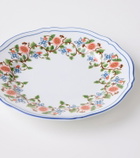 Cabana x Ginori 1735 Martina floral porcelain dessert plate