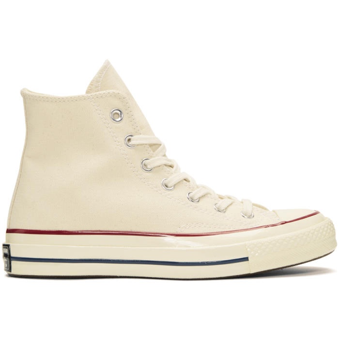 Photo: Converse Off-White Chuck Taylor All-Star 1970s High-Top Sneakers