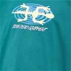 Brain Dead Men's Equipment Lizard Spiral T-Shirt in Green