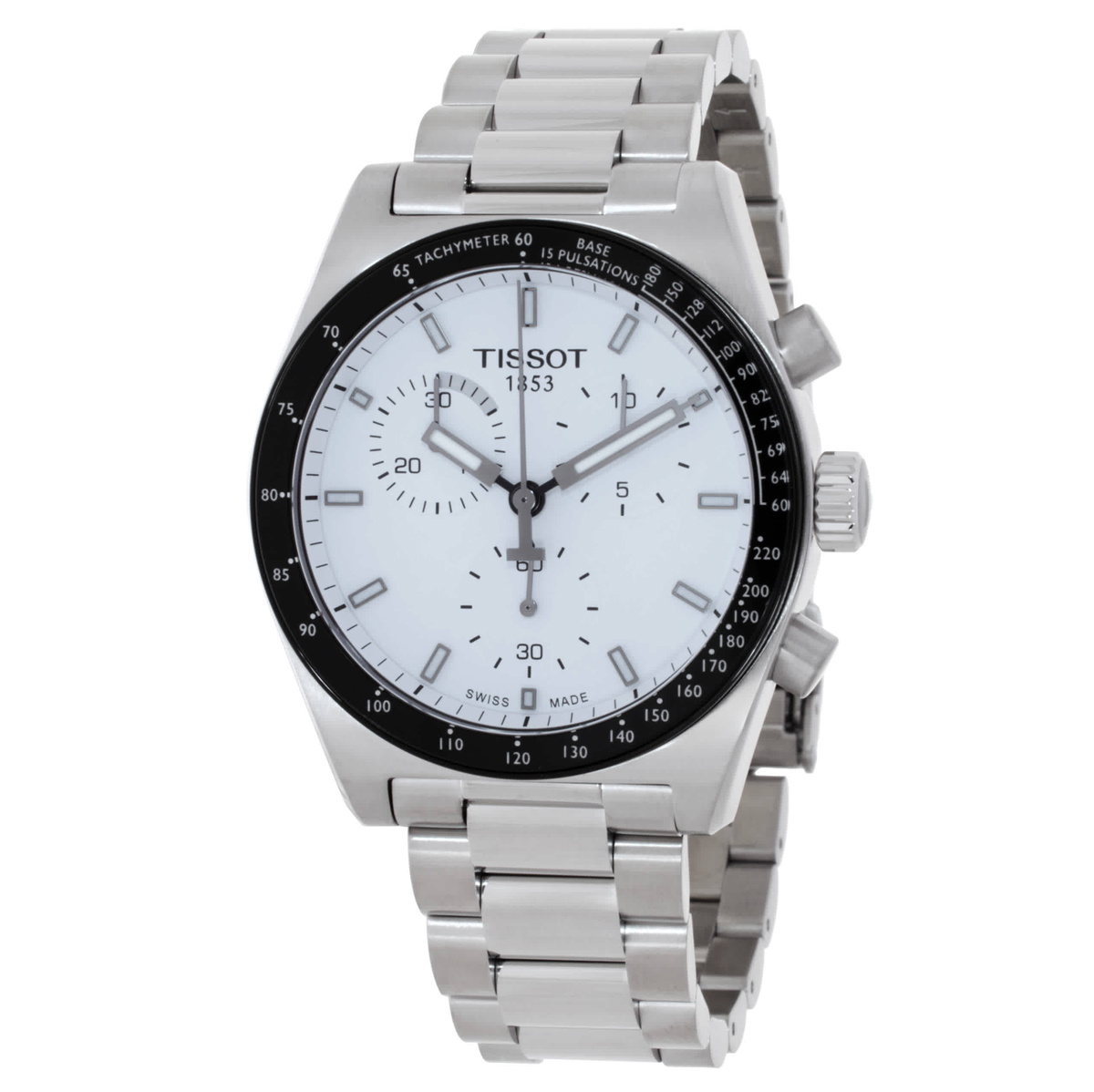 Tissot PR516 Chronograph Quartz White Dial Mens Watch T1494171101100