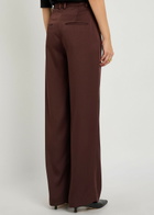 Vince Wide-leg Trousers Burgundy