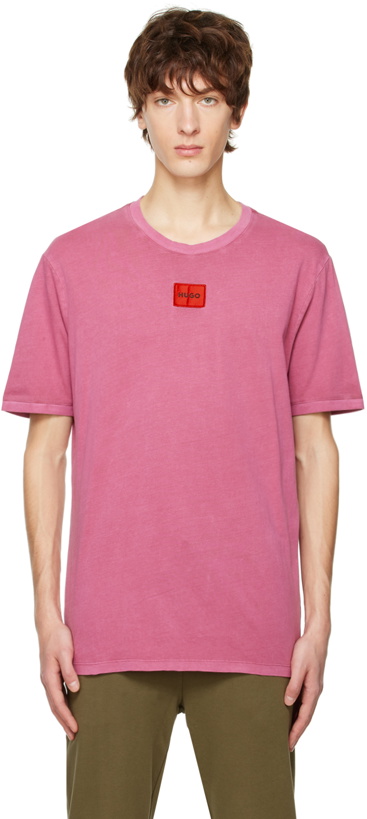 Photo: Hugo Pink Patch T-Shirt