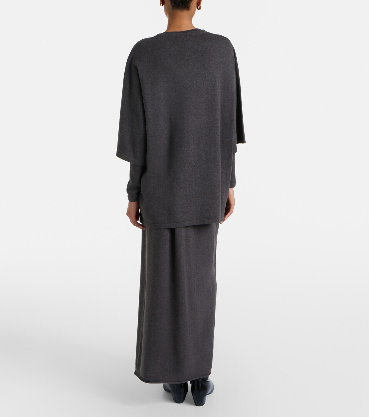 Lisa Yang Charlotta cotton and cashmere maxi skirt