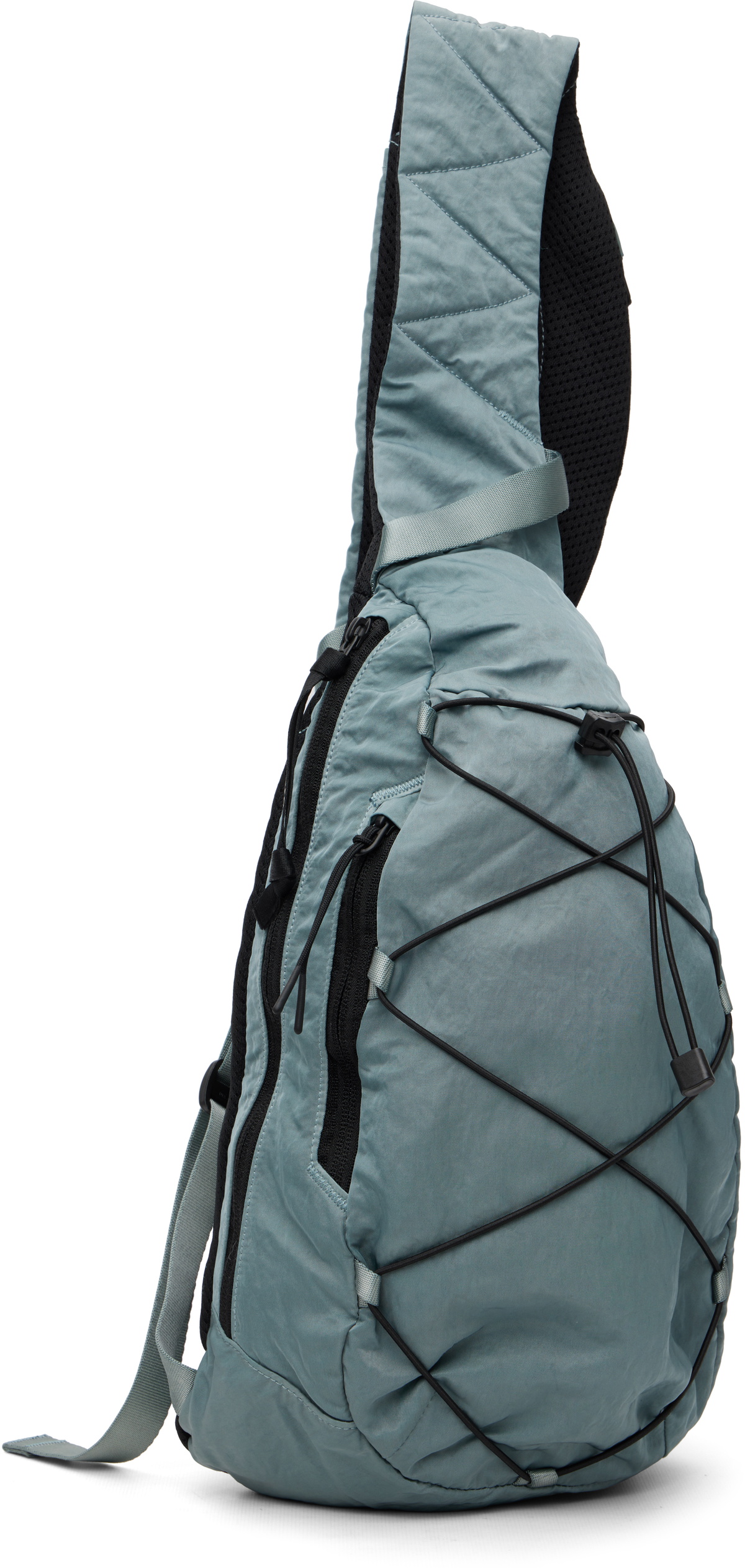 C.P. Company Blue Nylon B Crossbody Backpack