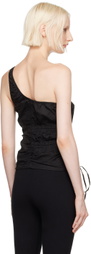 Deiji Studios Black Scrunchie Top