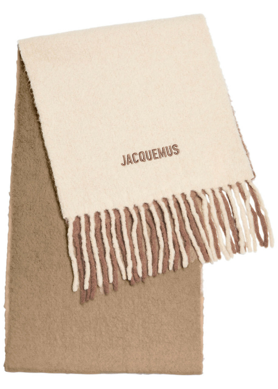 JACQUEMUS Brown Les Classiques 'L'écharpe Jacquemus' Scarf