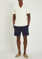 Paige Elijah Woven Shorts Navy