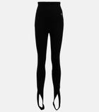 The Attico - High-rise stirrup leggings