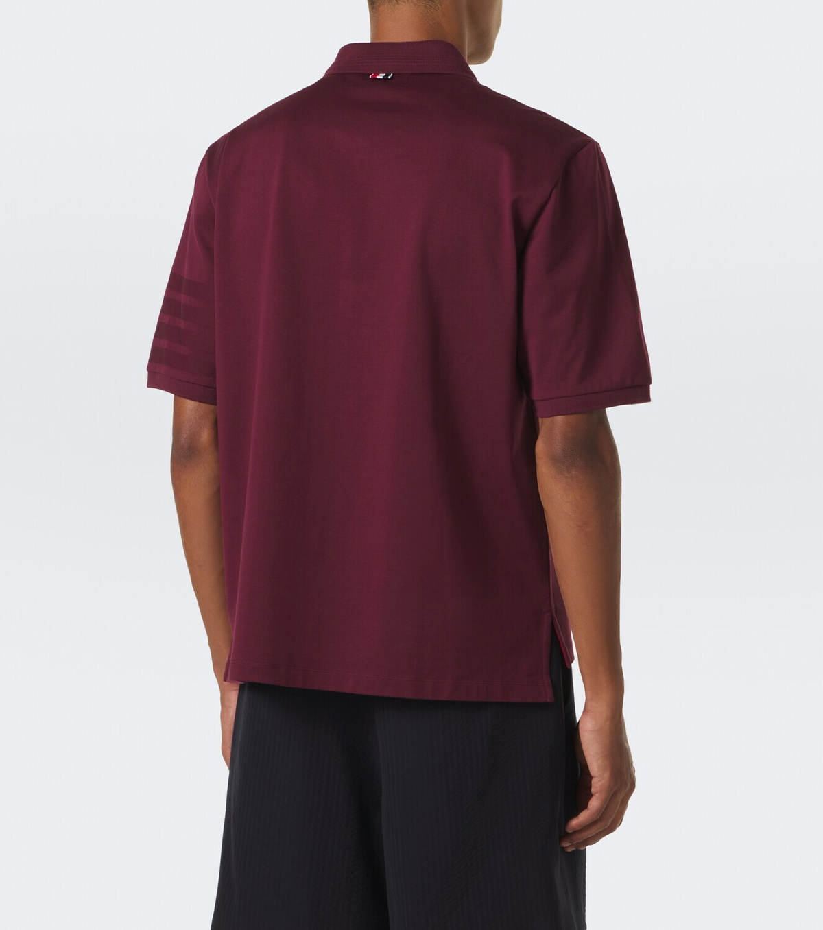 Thom Browne 4-Bar cotton polo shirt