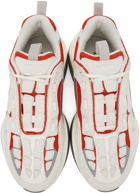 AMIRI Off-White & Red Bone Runner Sneakers