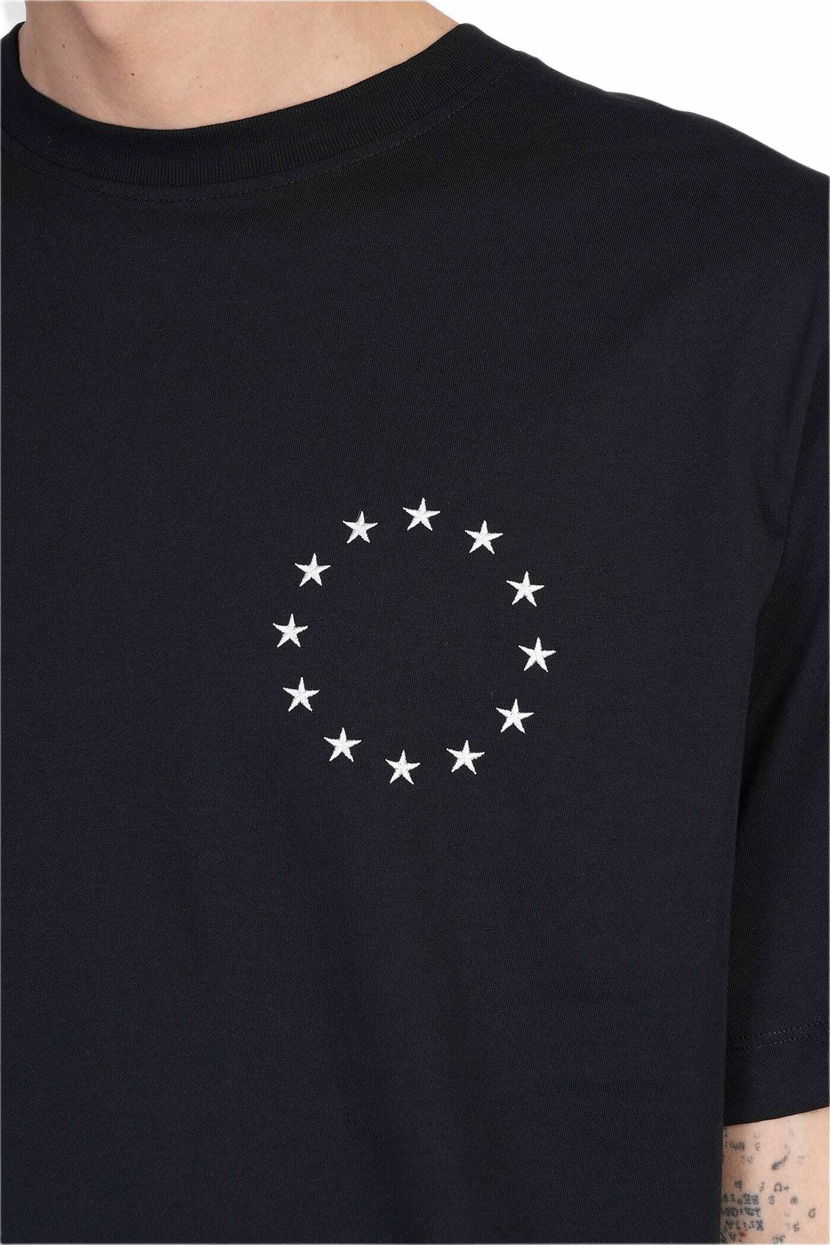 Études T-shirt In Black Cotton