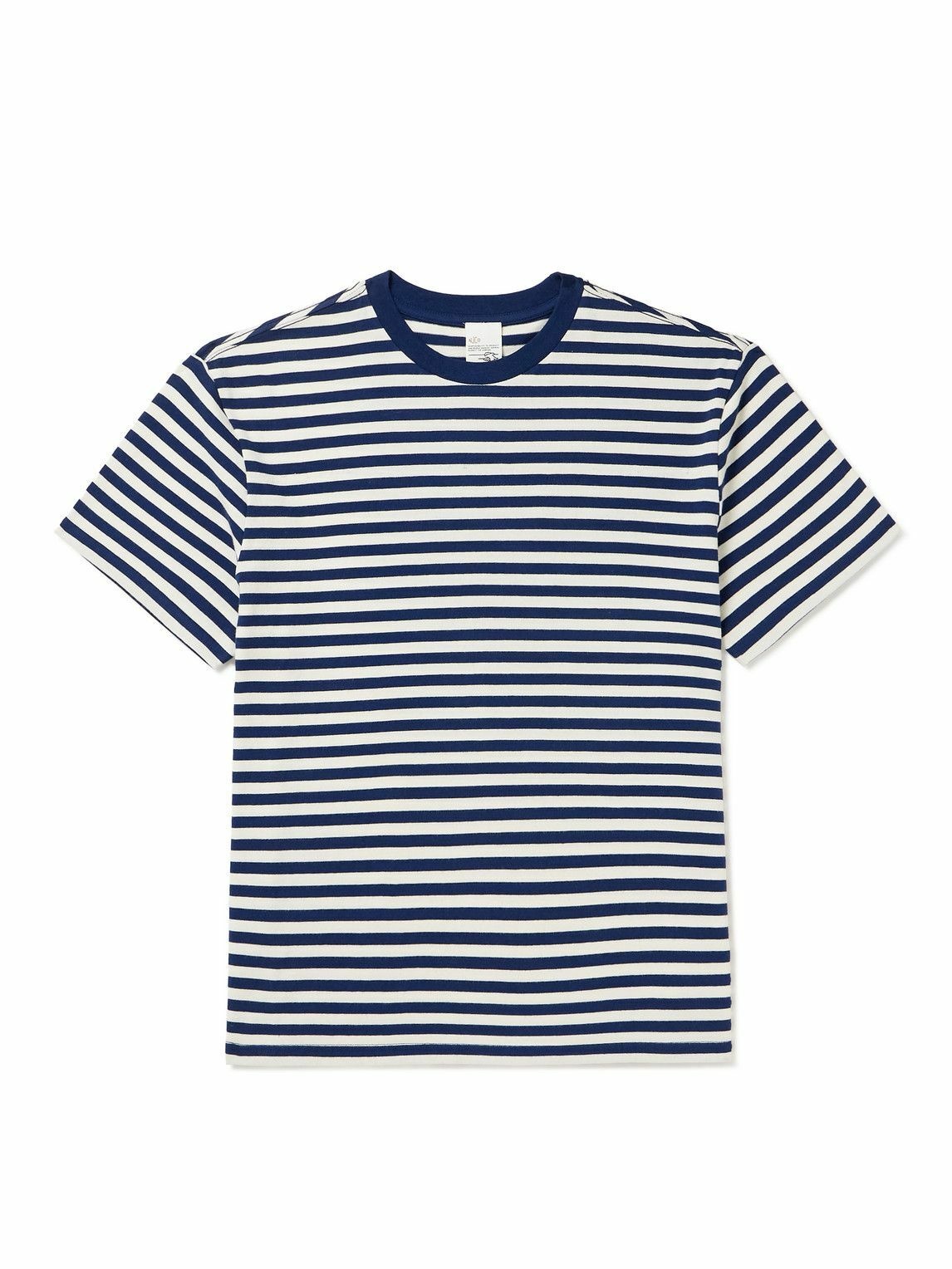Photo: Nudie Jeans - Leffe Striped Cotton-Jersey T-Shirt - Multi