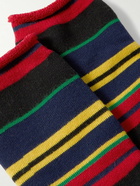 The Elder Statesman - Rad Striped Cashmere Socks