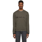 Moncler Khaki Logo Sweatshirt