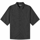 Neighborhood Men's Dolmansleeve Logo Short Sleeve Shirt in Black