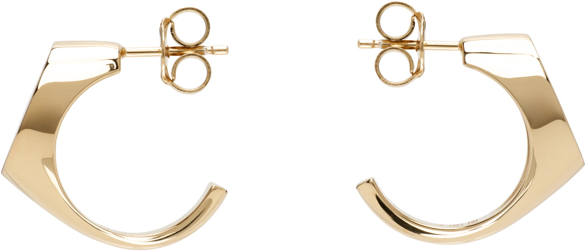 Maison Margiela Logo Reference Signet Earrings