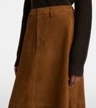 Citizens of Humanity Cassia suede midi skirt