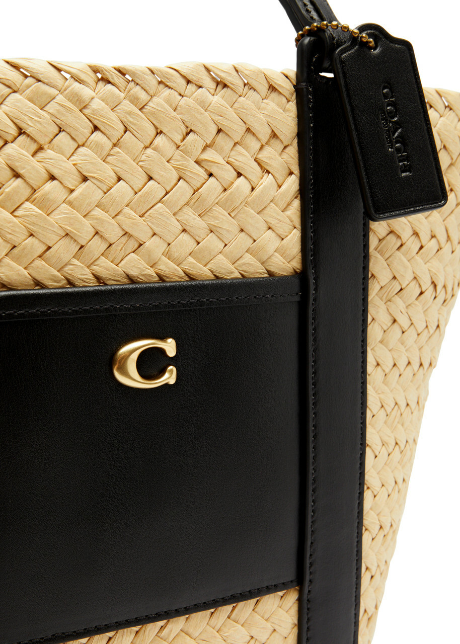 Coach Small Raffia Tote - Natural - One Size Coach