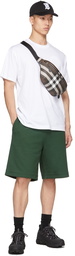 Burberry Green Jorden Shorts