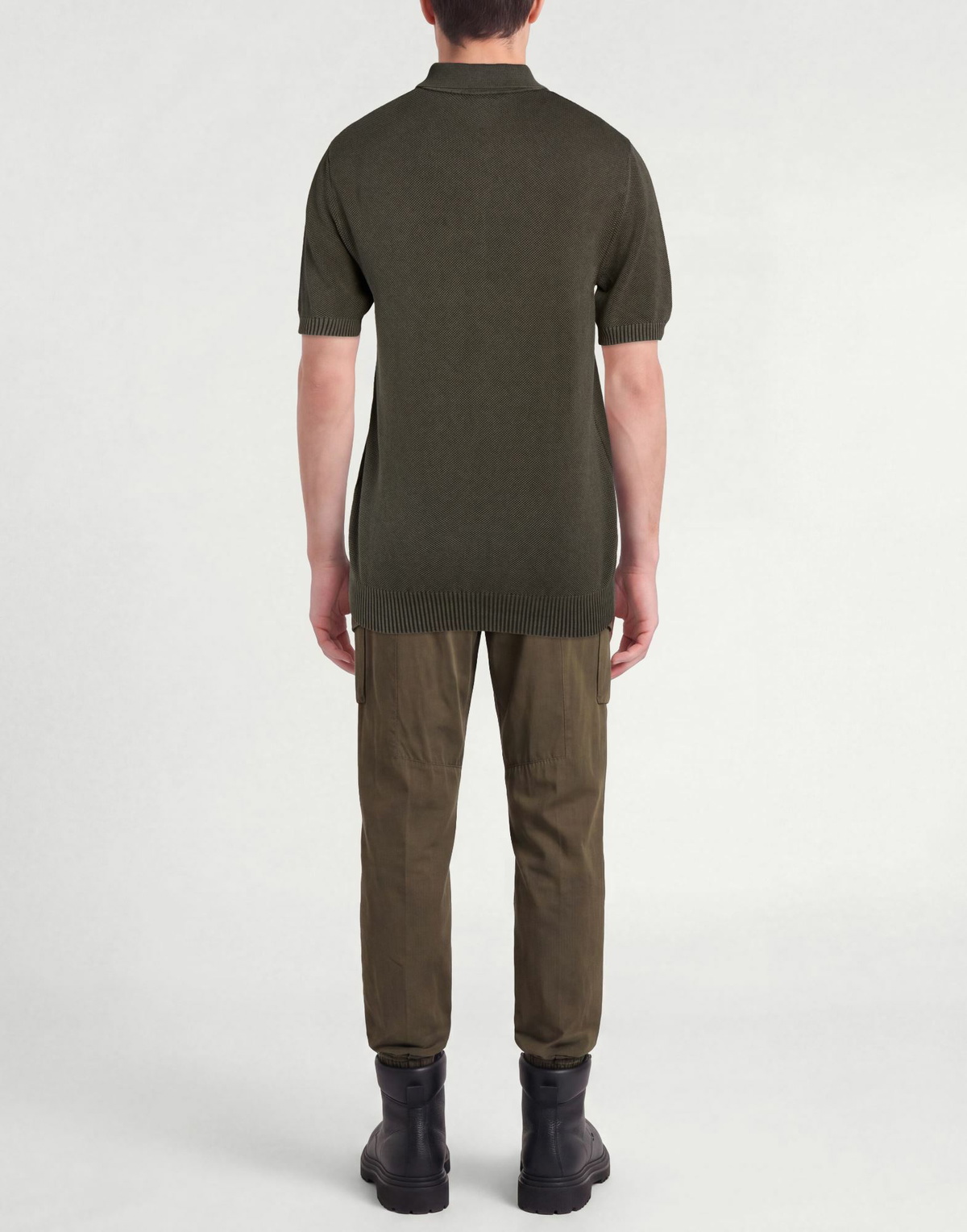 Boglioli Mens Sweater in Dark green
