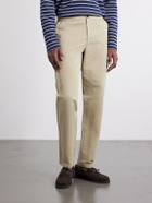 Mr P. - Tapered Cotton and Linen-Blend Trousers - Neutrals