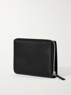 Balenciaga - Logo-Print Full-Grain Leather Zip-Around Wallet