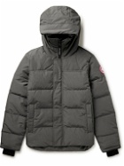 Canada Goose - Macmillan Logo-Appliquéd Quilted Arctic Tech® Hooded Down Parka - Gray