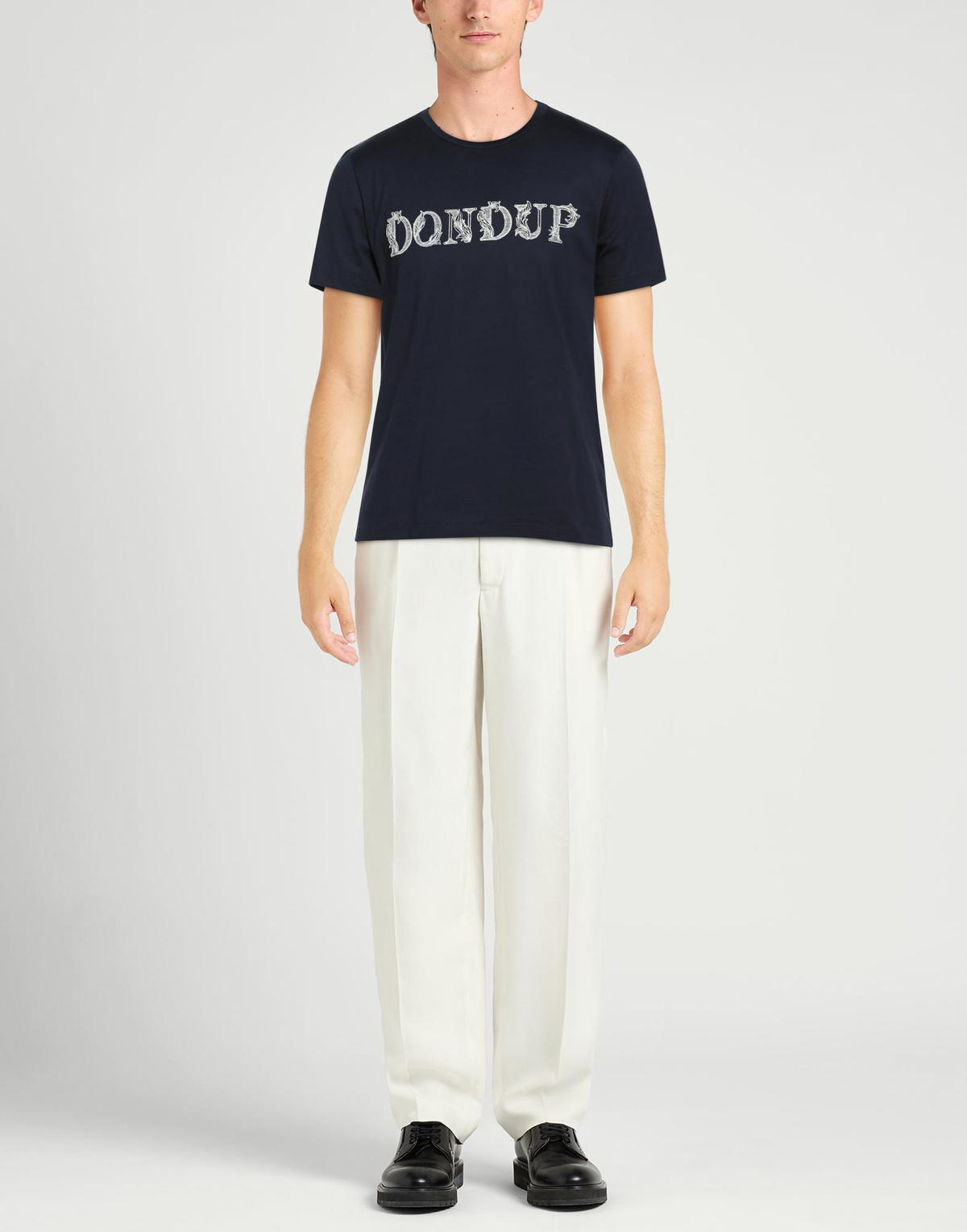 Dondup Mens T-shirt in Navy