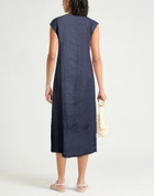 Crossley Womens Midi dress in Navy