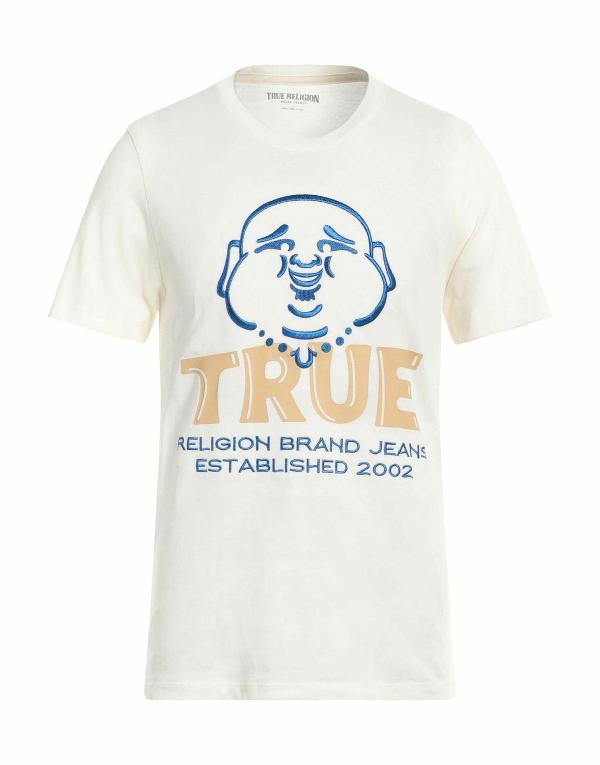 True Religion Mens T-shirt Ivory