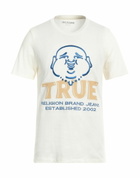 True Religion Mens T-shirt Ivory
