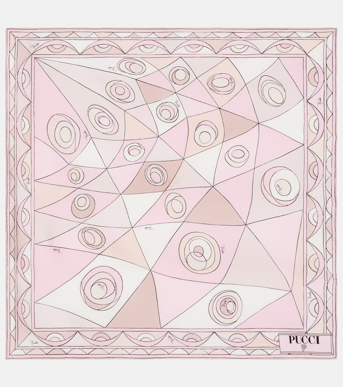 Pucci Occhi silk twill scarf