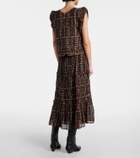 Marant Etoile Cerza embroidered embellished cotton cardigan