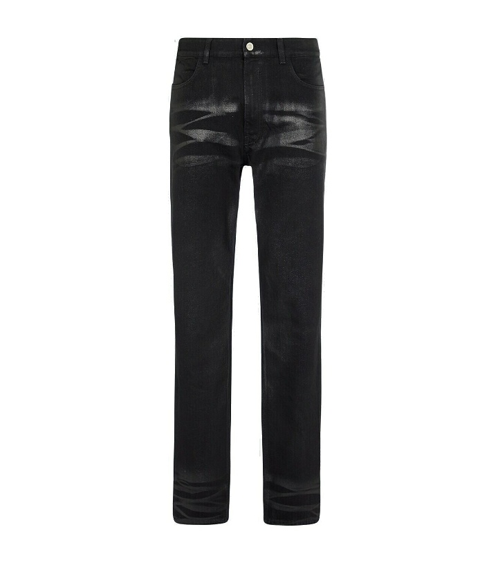 Photo: Givenchy - Coated slim-fit jeans