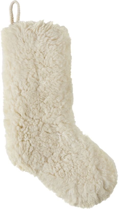 Photo: Mush Studios SSENSE Exclusive White Shag Stocking