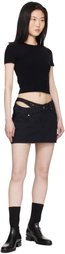 alexanderwang.t Black Logo Jacquard Baby T-shirt