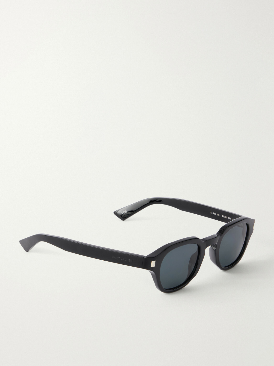 SAINT LAURENT - SL 946 Round-Frame Recycled-Acetate Sunglasses - Black