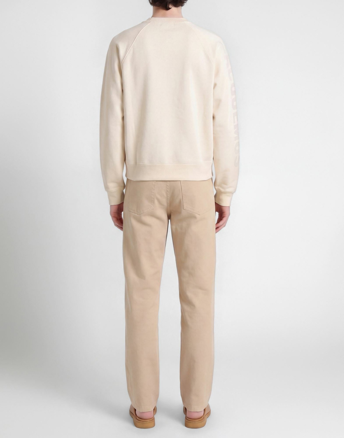 Jacquemus Mens Sweatshirt Cream