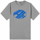 ADER Error Men's Distort Logo T-Shirt in Grey