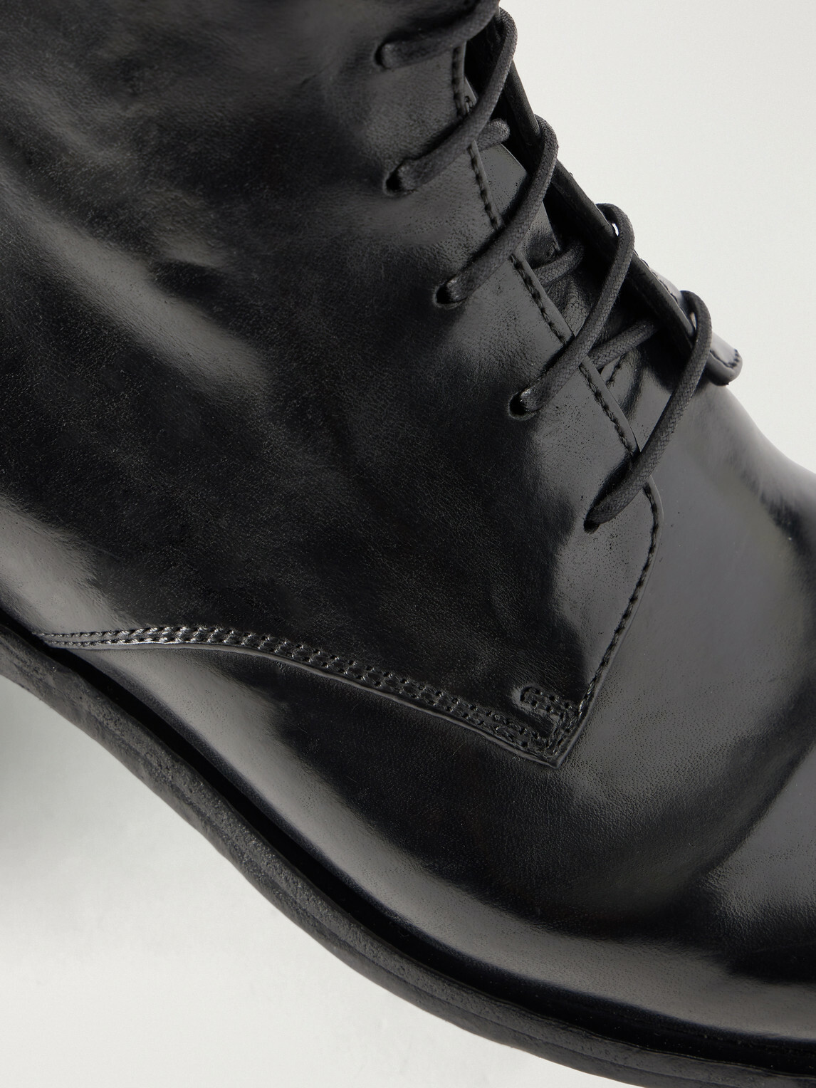 Officine Creative - Sound 013 Leather Lace-Up Boots - Black
