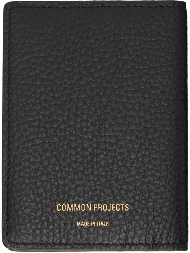 Photo: Common Projects Black Stamp Wallet