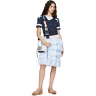 Marc Jacobs Off-White 'The Camp Patchwork Denim Snapshot' Bag