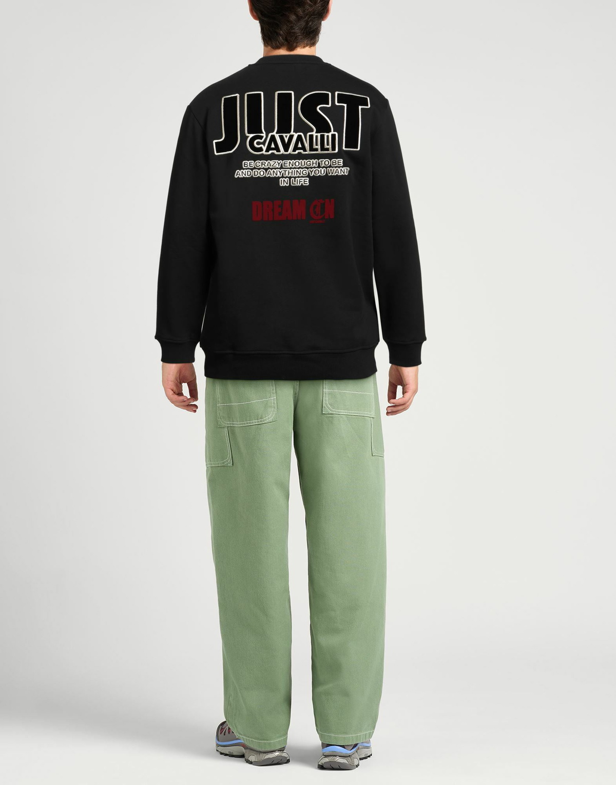 Just Cavalli Mens Sweatshirt in Black