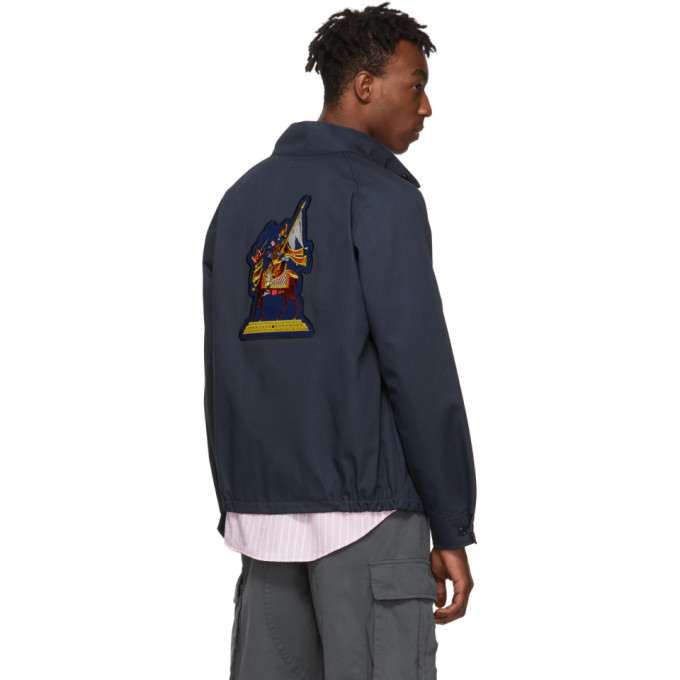 Noah NYC Navy Wind God Harrington Jacket Noah NYC