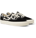 Vans - UA OG Era LX Printed Canvas and Suede Sneakers - Black