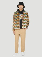 Tremaine Emory Print Shirt in Brown