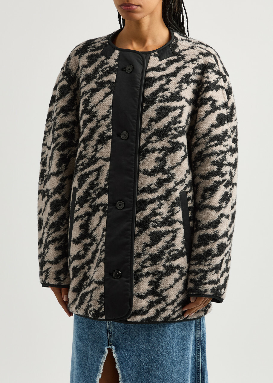 Isabel Marant étoile Fernelia Reversible Wool-blend Jacket Black