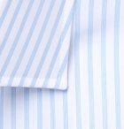 Turnbull & Asser - Blue Cutaway-Collar Striped Cotton-Poplin Shirt - Blue