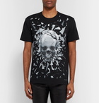 Alexander McQueen - Printed Cotton-Jersey T-shirt - Men - Black