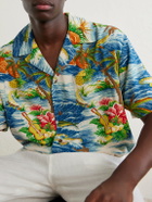 Cherry Los Angeles - Camp-Collar Logo-Printed Poplin Shirt - Multi